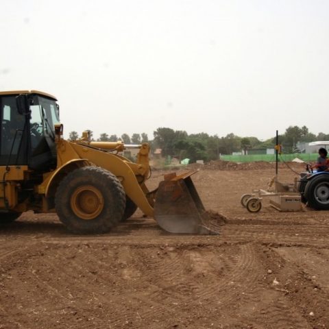 הכנת תשתיות ופילוס