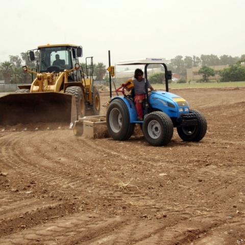 הכנת תשתיות ופילוס